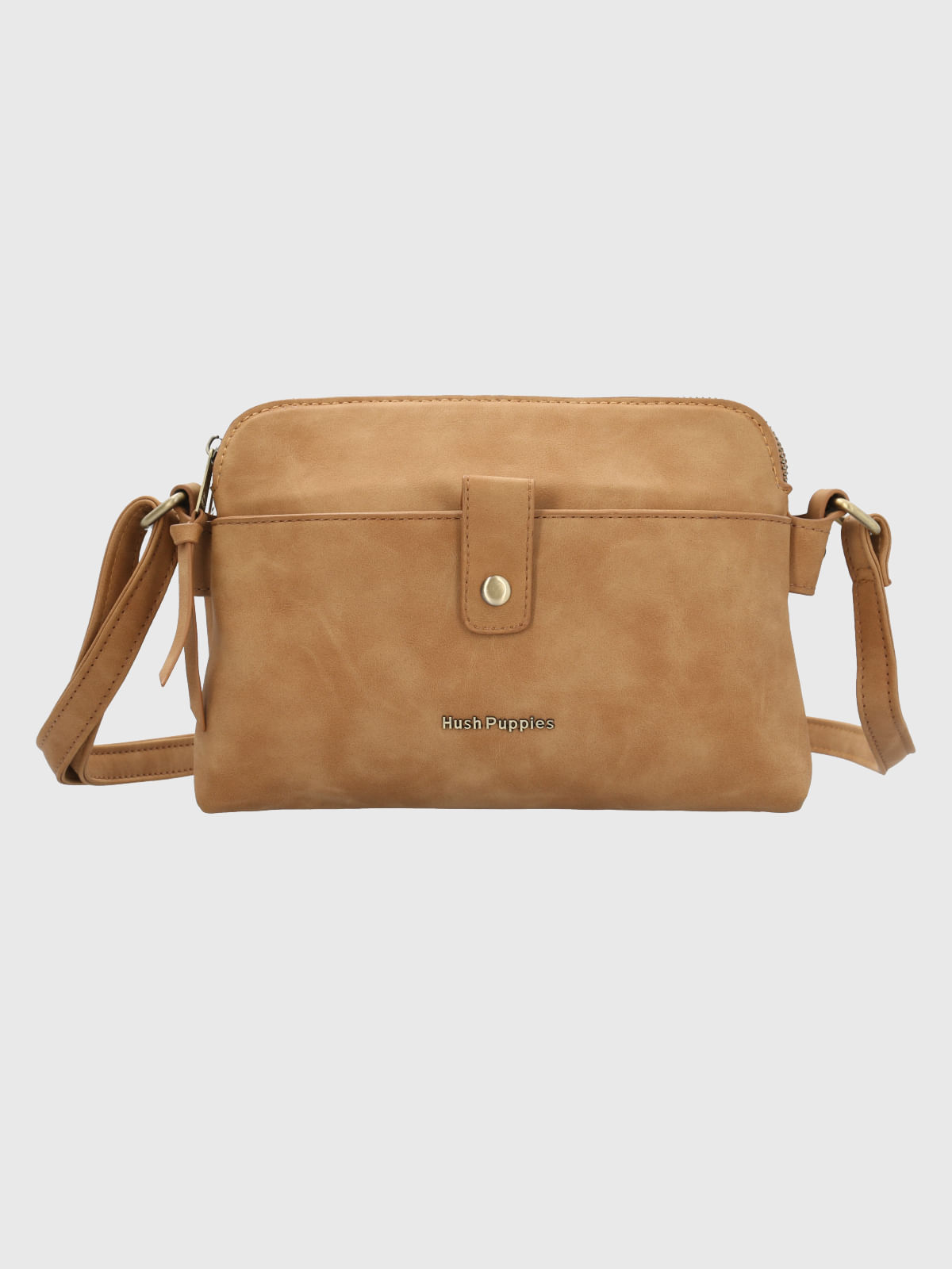 Cartera Ecocuero Mujer Dean Cross Café Hush Puppies