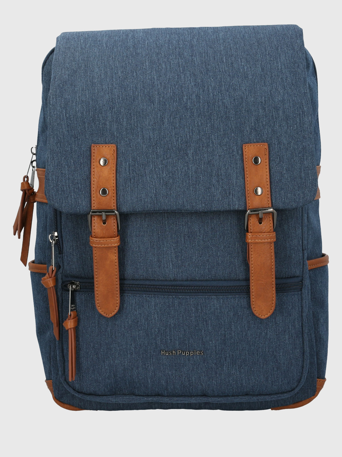 Mochila Textil Nash Ii Back Azul Hush Puppies