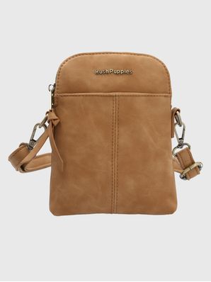 Cartera Ecocuero Mujer Dalton Cross Café Hush Puppies