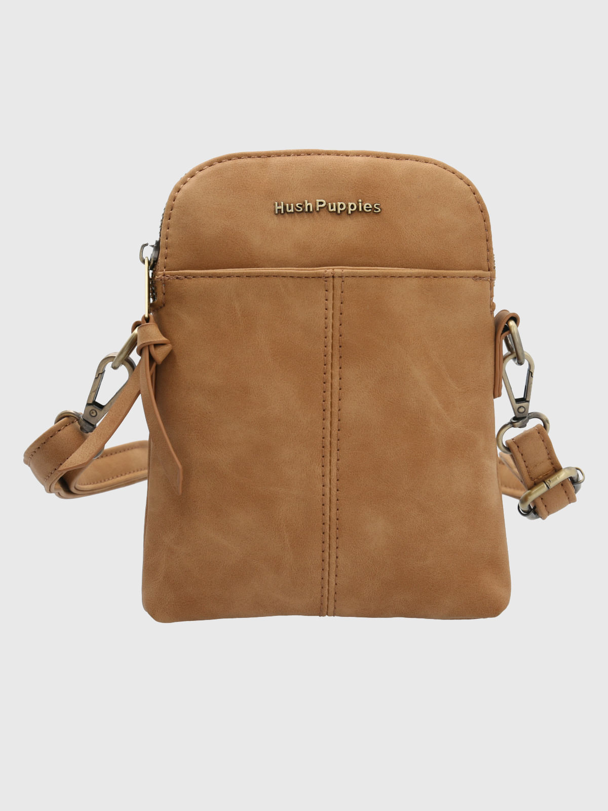 Cartera Ecocuero Mujer Dalton Cross Café Hush Puppies