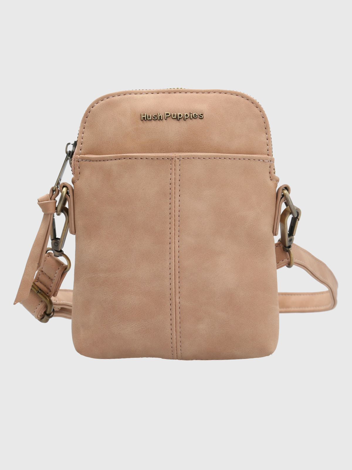 Cartera Ecocuero Mujer Dalton Cross Rosado Hush Puppies