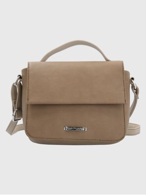 Cartera Ecocuero Mujer Brighty Cross Café Hush Puppies