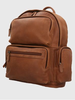 Mochila Cuero Hombre Th Richmond Back Café Hush Puppies