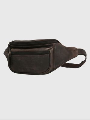 Banano Cuero Hombre Th Rhondda Waist Café Hush Puppies