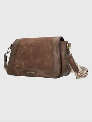 Cartera Ecocuero Mujer Luck Cross Café Hush Puppies