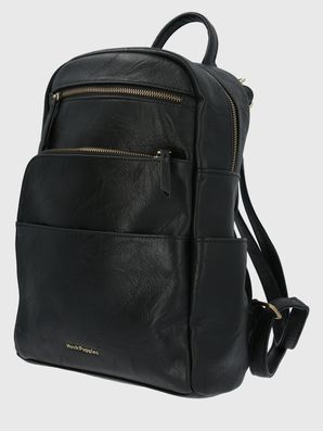 Mochila Ecocuero Mujer Darby Back Negro Hush Puppies