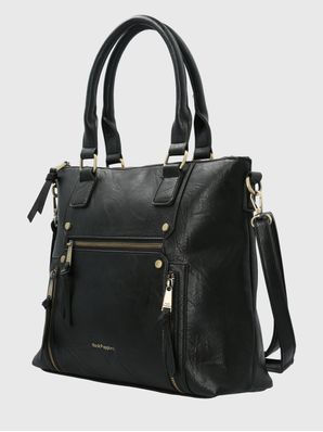 Cartera Ecocuero Mujer Devine Bag Negro Hush Puppies