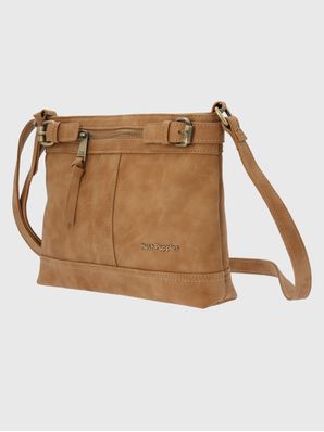 Cartera Ecocuero Mujer Dunn Cross Café Hush Puppies
