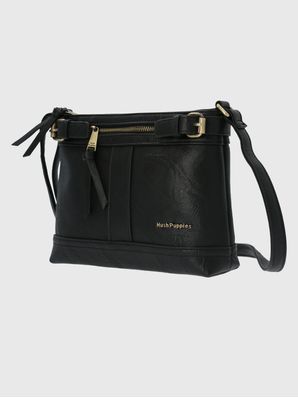 Cartera Ecocuero Mujer Dunn Cross Negro Hush Puppies