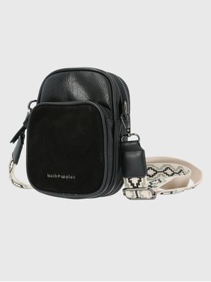 Cartera Ecocuero Mujer Leggett Cross Negro Hush Puppies