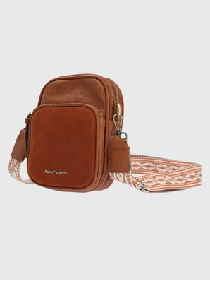 Cartera Ecocuero Mujer Leggett Cross Café Hush Puppies