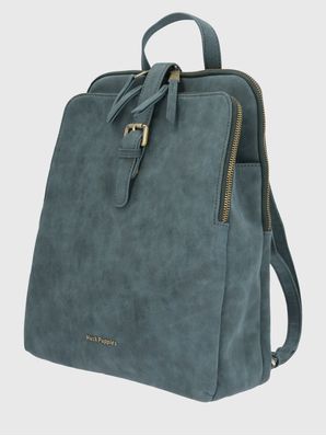 Mochila Ecocuero Mujer Dwight Back Azul Hush Puppies
