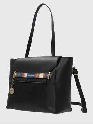 Cartera Ecocuero Mujer Herbert Tote Negro Hush Puppies