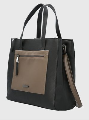 Cartera Ecocuero Mujer Barker Tote Negro Hush Puppies