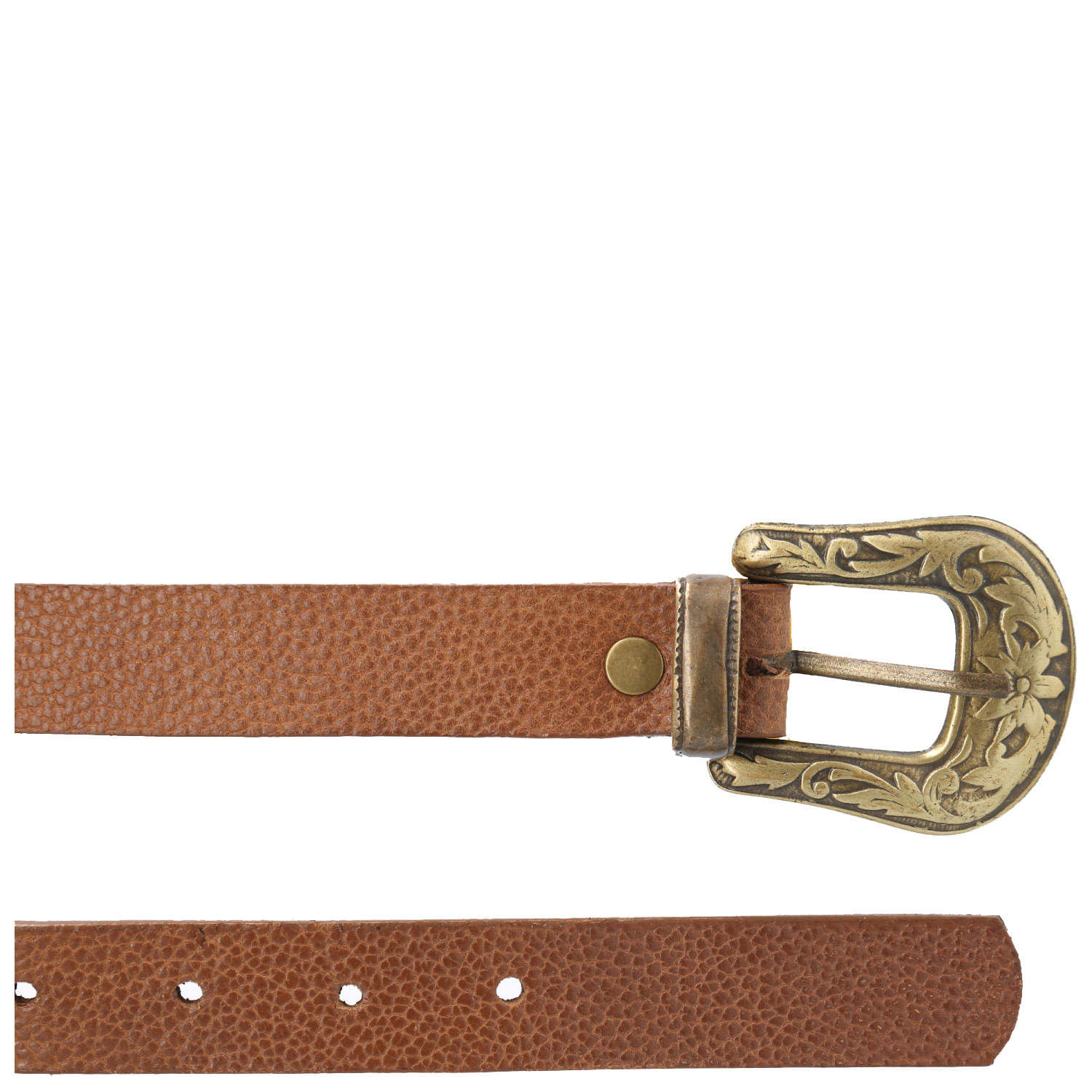 Cinturon Cuero Mujer Hp Valerie Café Hush Puppies