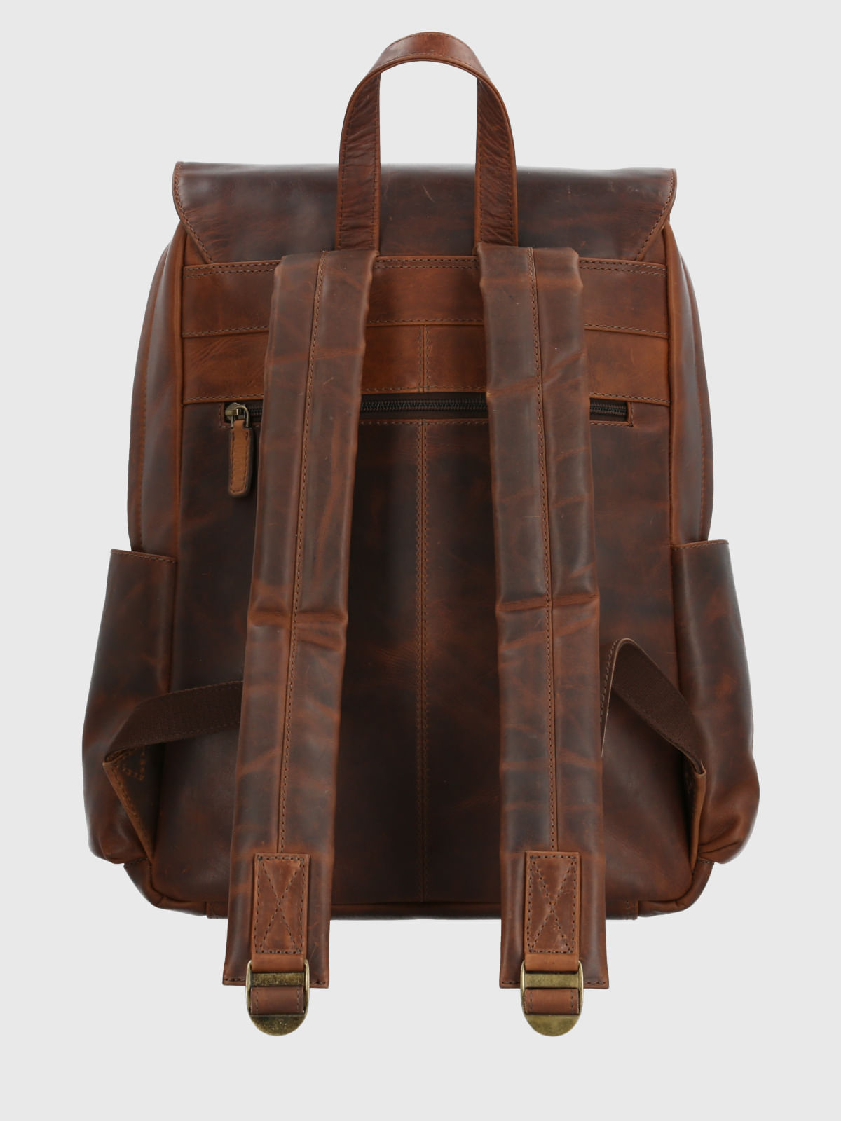 Mochila Cuero Hombre St Rainhill Back Café Hush Puppies