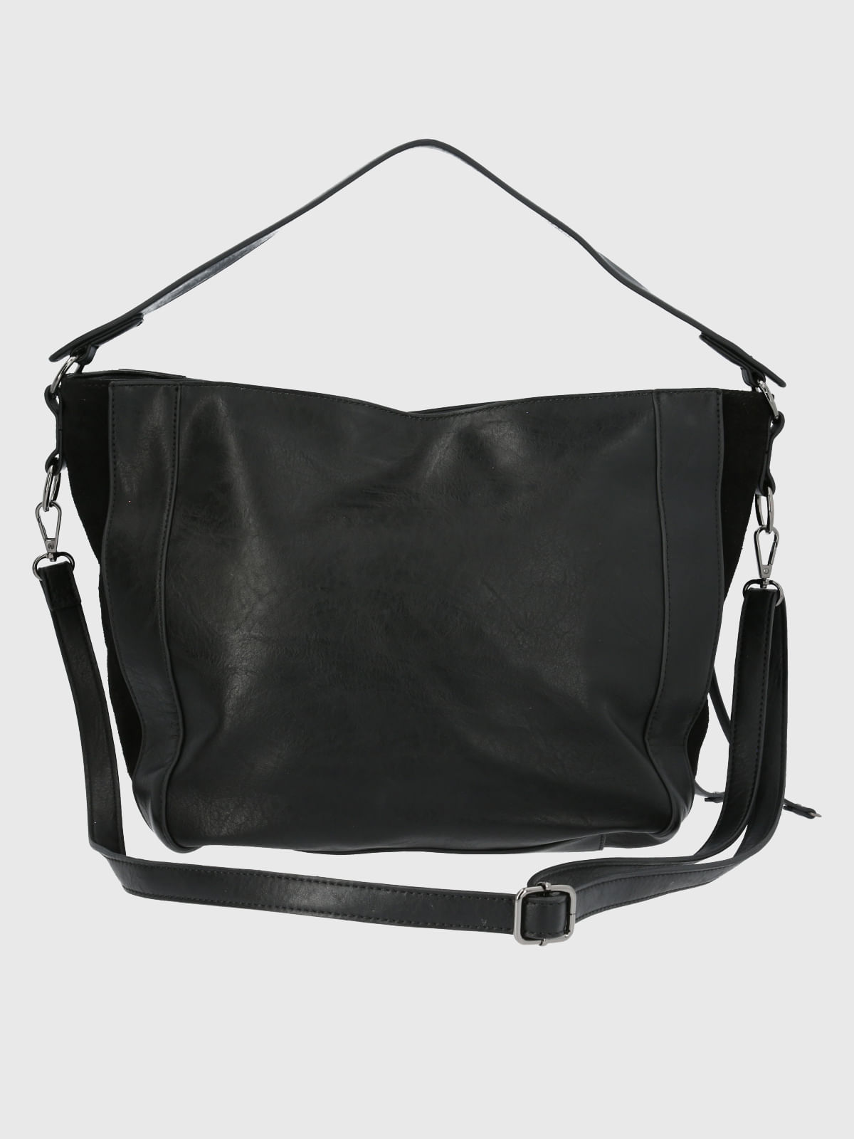 Cartera Ecocuero Mujer Lovell Hobo Negro Hush Puppies