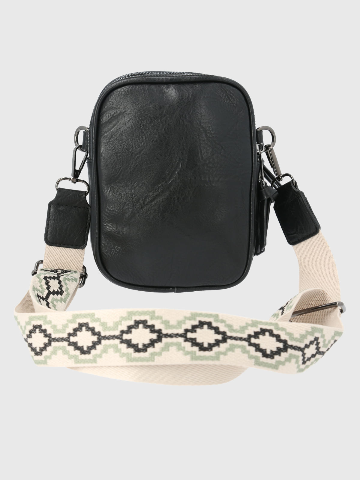 Cartera Ecocuero Mujer Leggett Cross Negro Hush Puppies