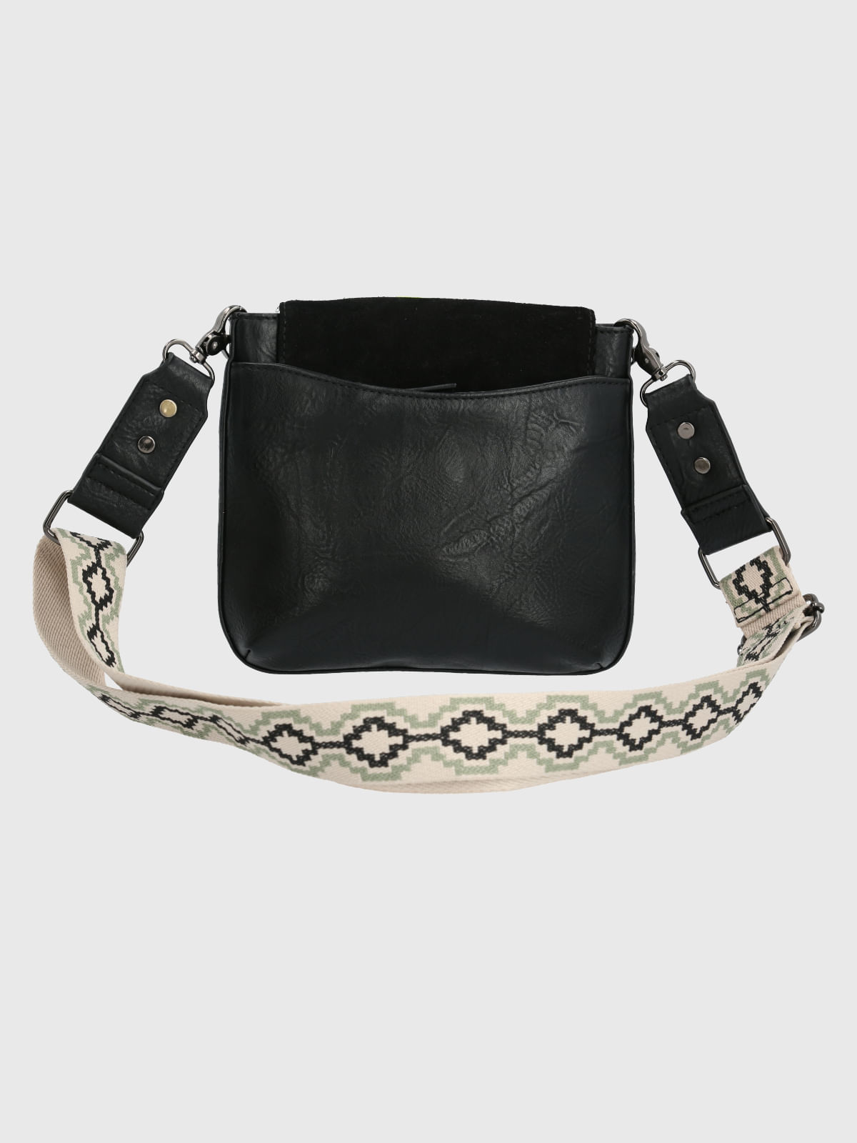 Cartera Ecocuero Mujer Lynn Cross Negro Hush Puppies