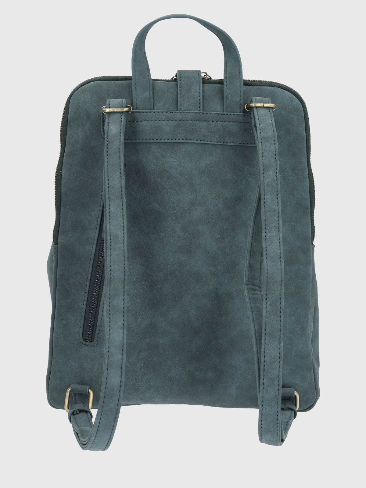 Mochila Ecocuero Mujer Dwight Back Azul Hush Puppies