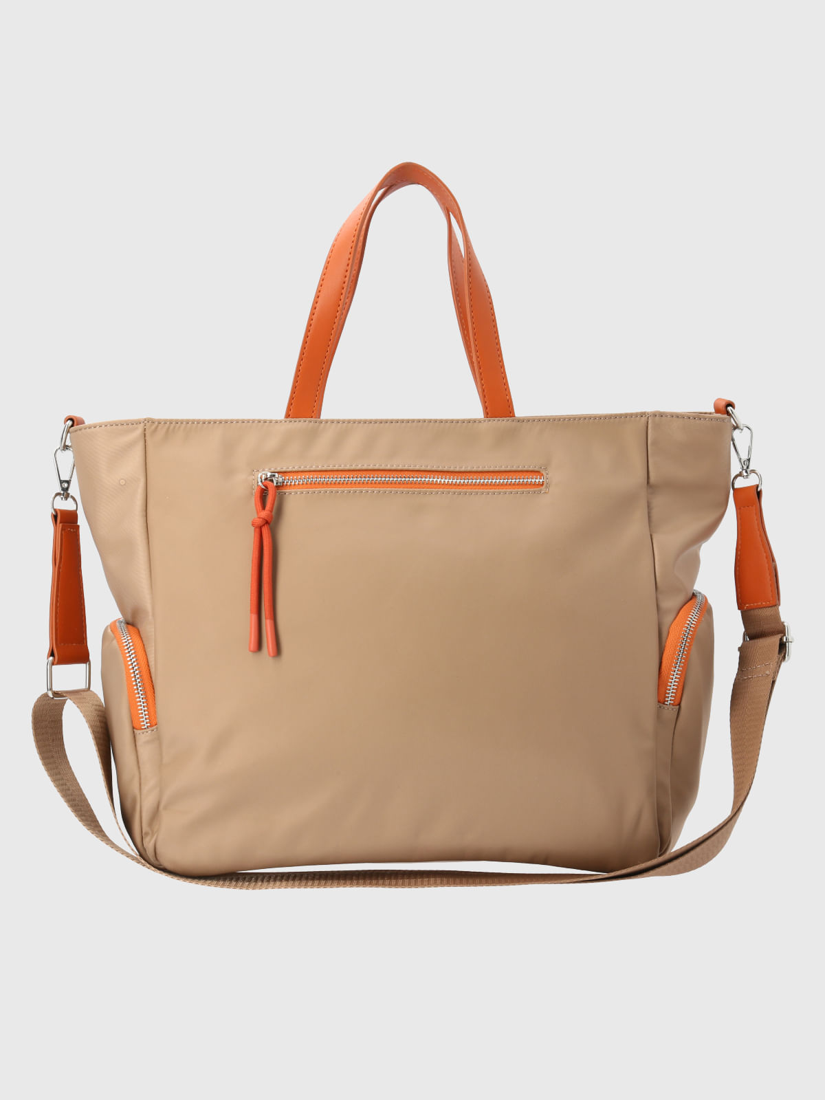 Cartera Ecocuero Mujer Rake Tote Beige Hush Puppies