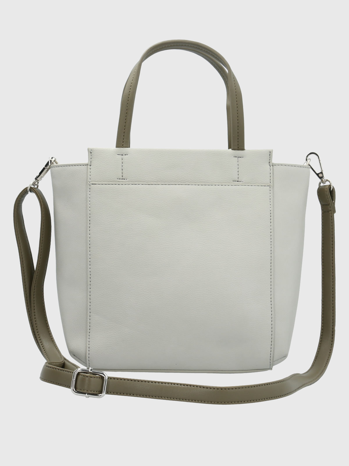 Cartera Ecocuero Mujer Bagley Cross Blanco Hush Puppies