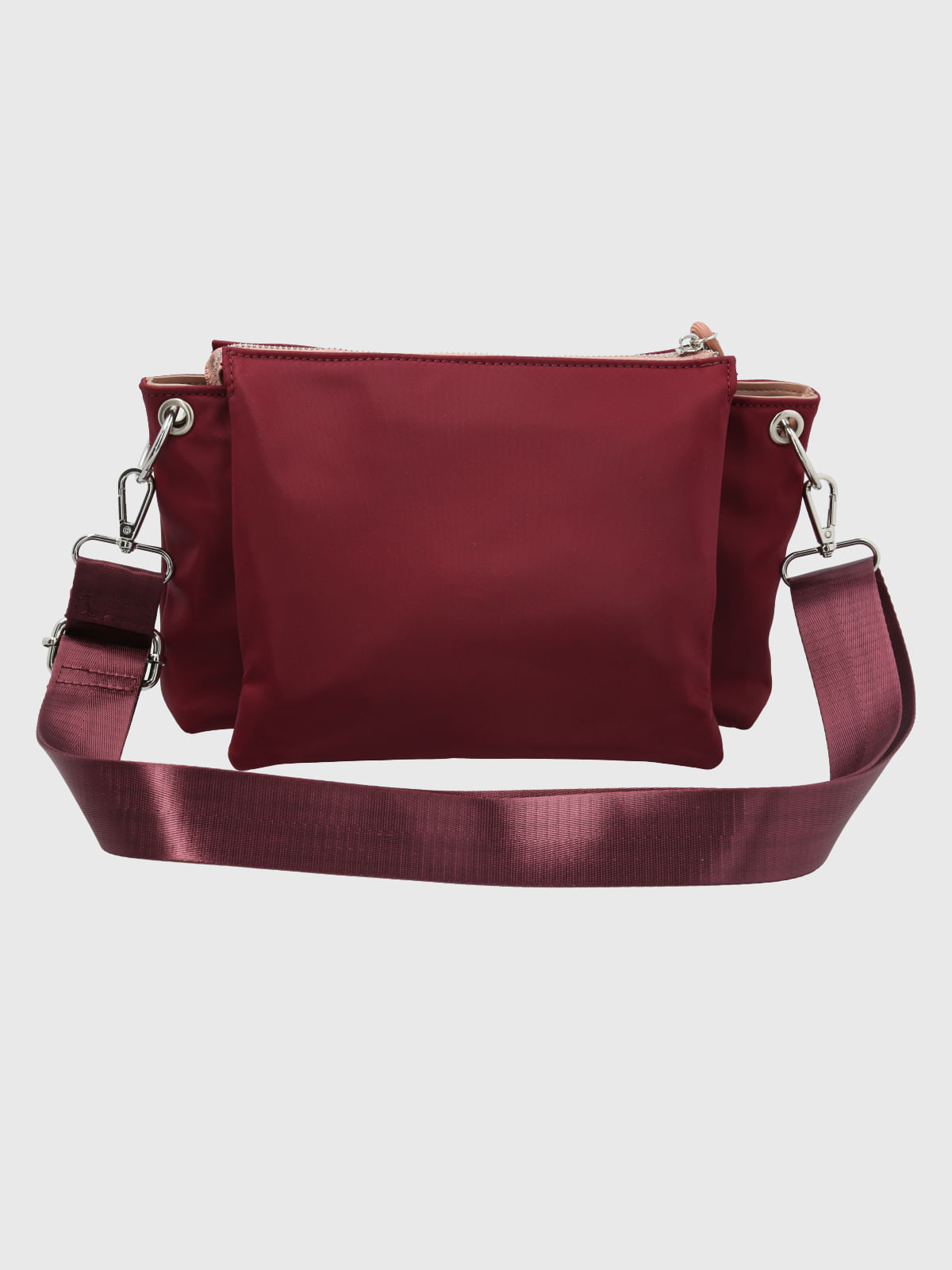 Cartera Ecocuero Mujer Roger Cross Rojo Hush Puppies