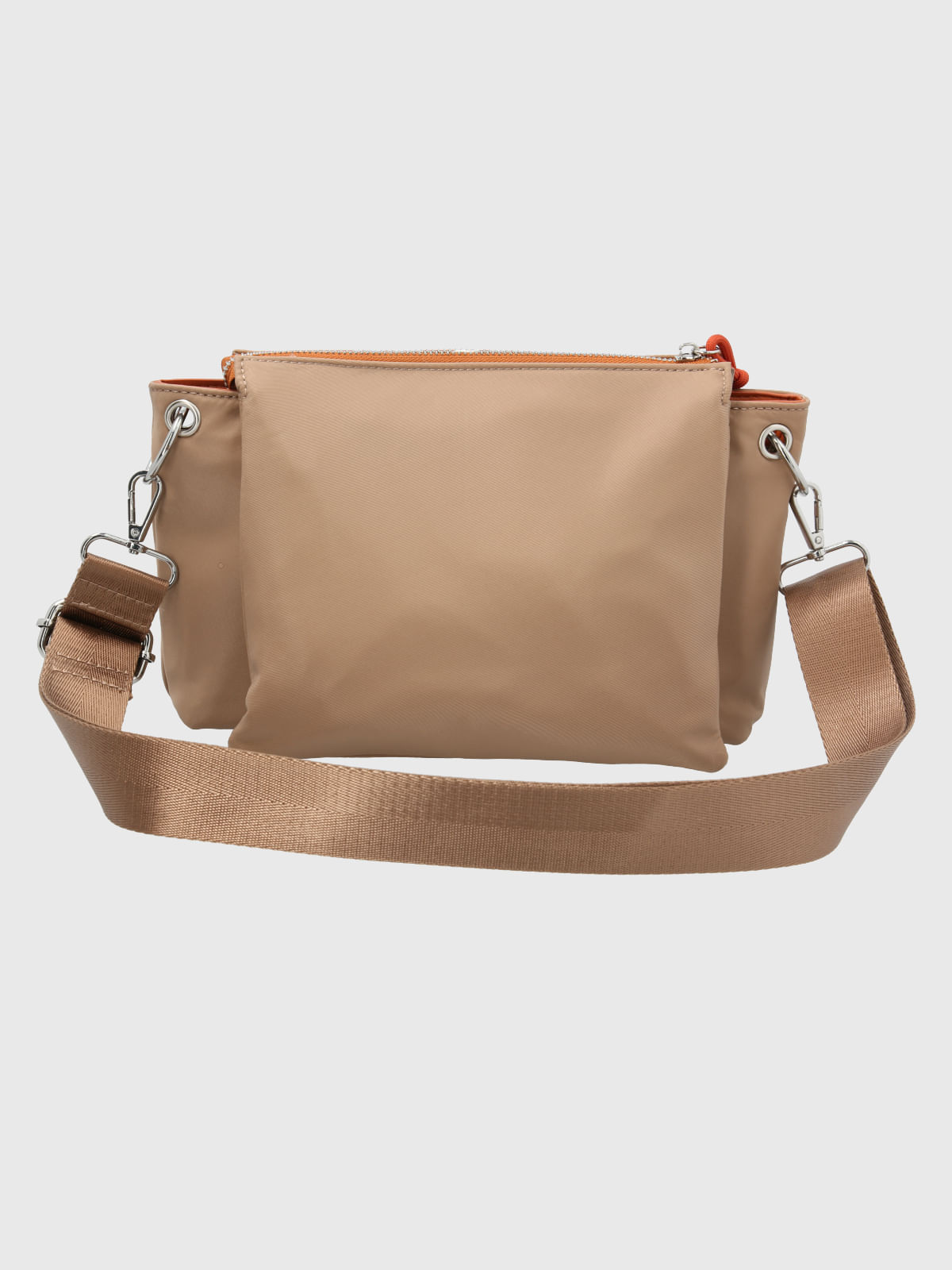 Cartera Ecocuero Mujer Roger Cross Beige Hush Puppies