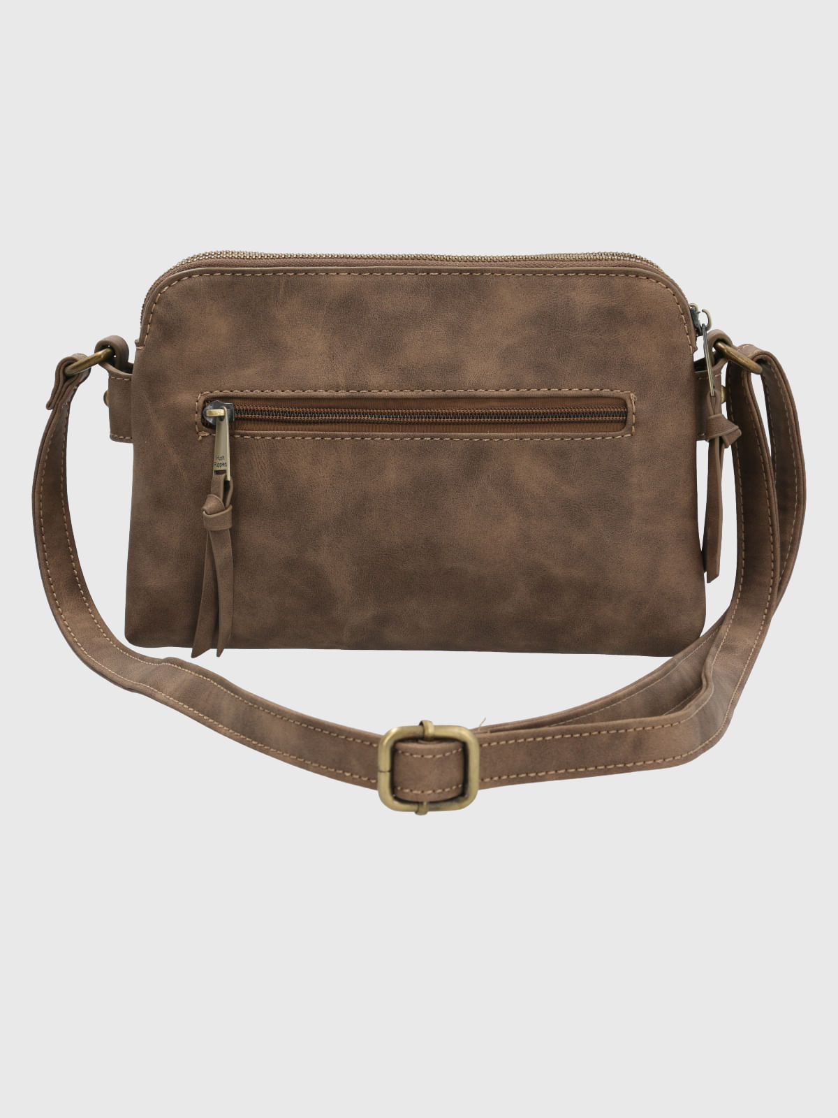 Cartera Ecocuero Mujer Dean Cross Café Hush Puppies
