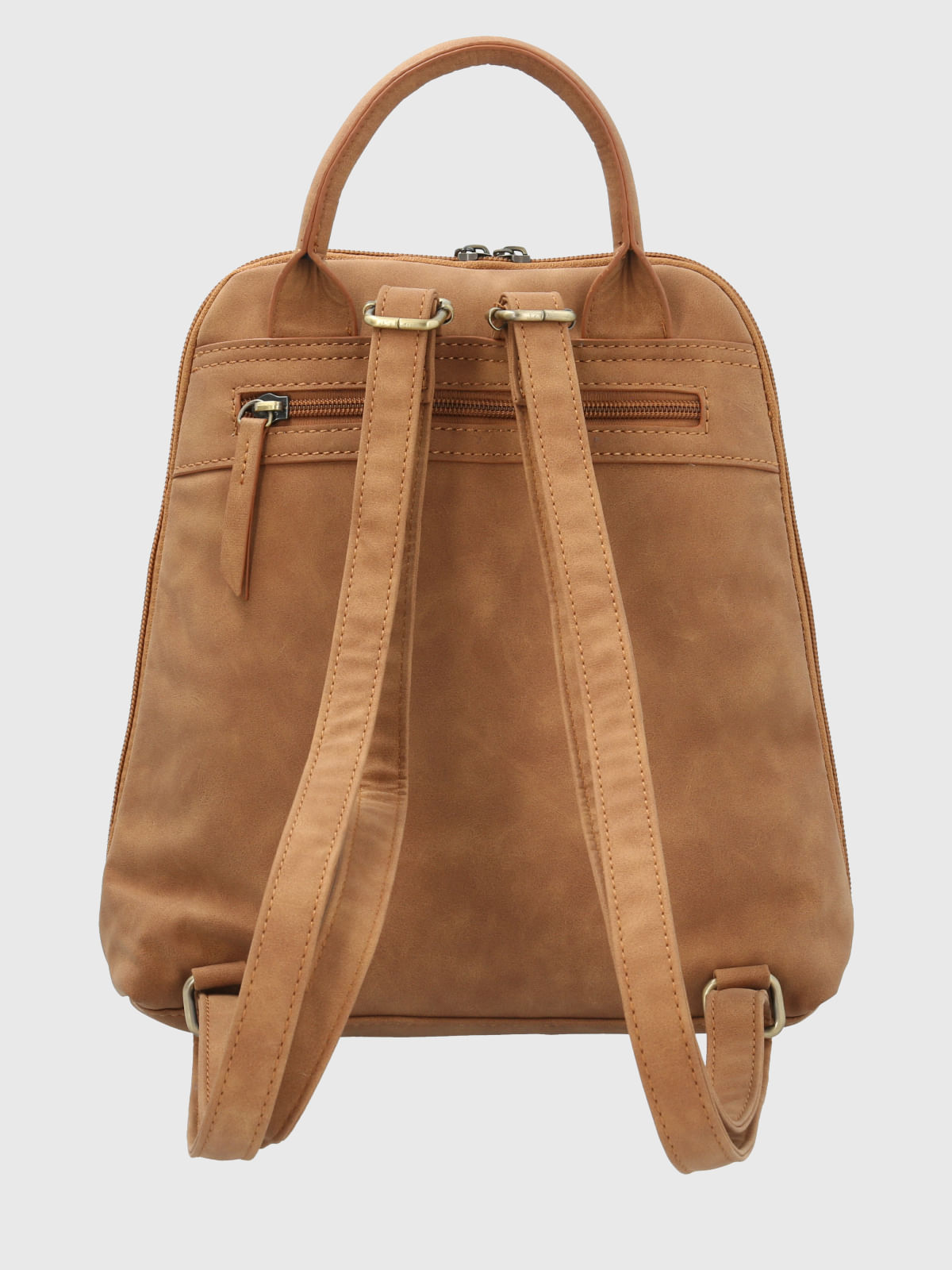 Mochila Ecocuero Mujer Dawson Back Café Hush Puppies
