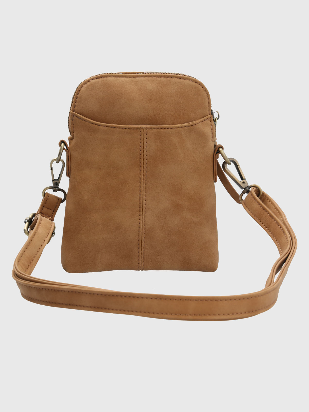 Cartera Ecocuero Mujer Dalton Cross Café Hush Puppies