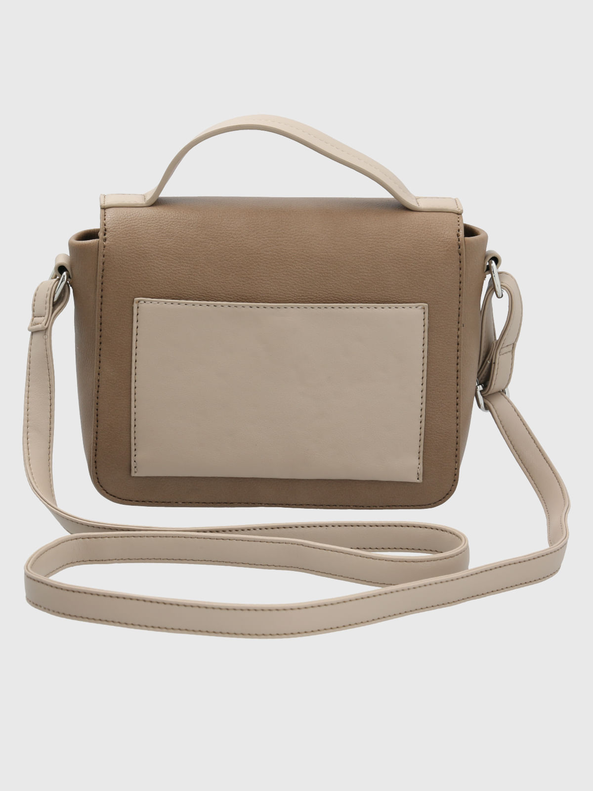 Cartera Ecocuero Mujer Brighty Cross Café Hush Puppies