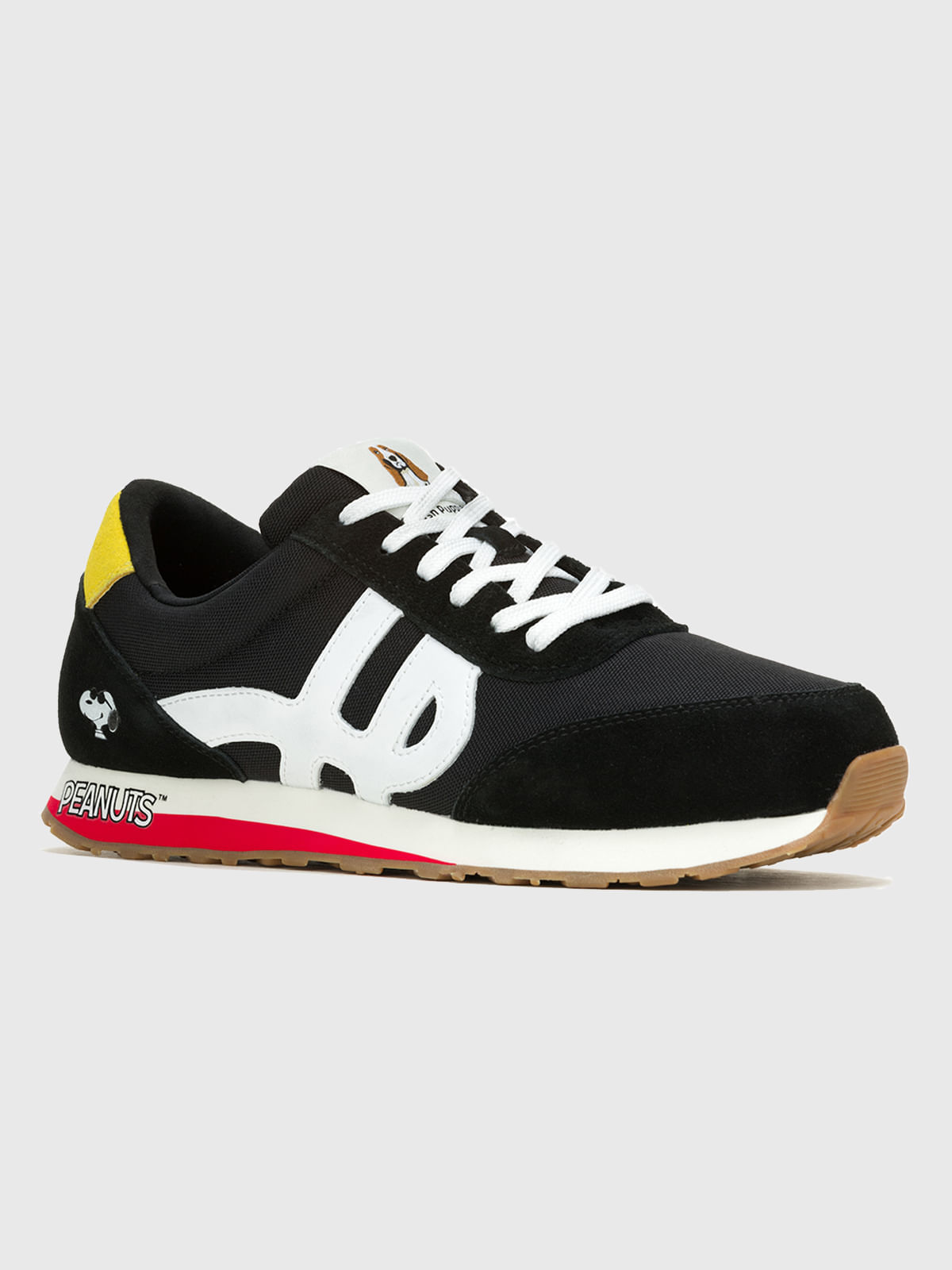 Zapatilla Peanuts Seventy8 Hombre Negro