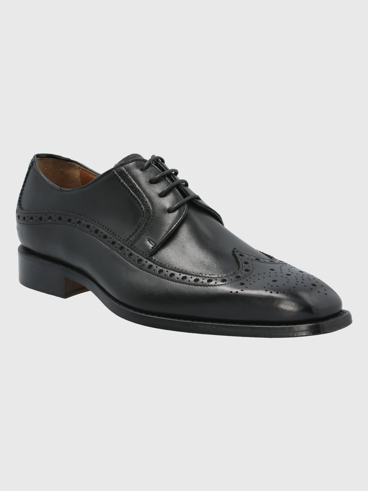Zapato Vestir Cuero Hombre Marino Negro