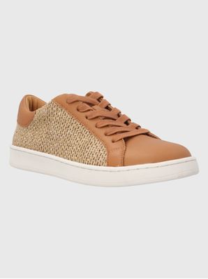 Zapatilla Cuero Mujer Merano Café Claro