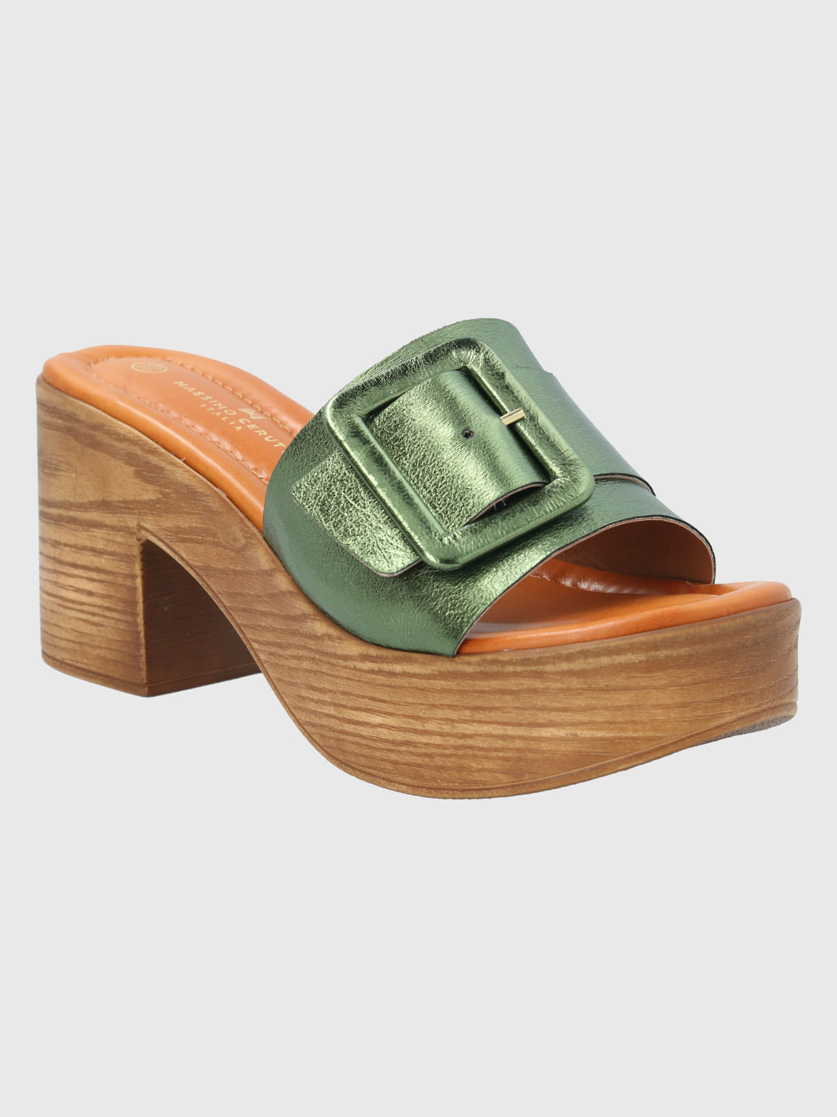 Sandalia Cerutti Mujer Donnias Verde
