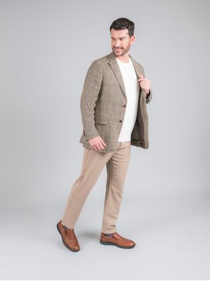 Slip On Cuero Hombre Spinal Urban Café