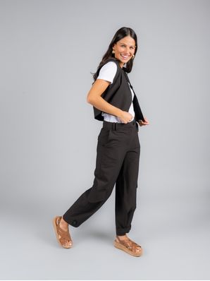 Sandalia Cuero Mujer Molle Café