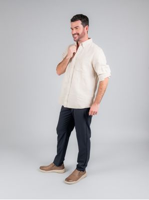 Slip On Cuero Hombre Hunt Café