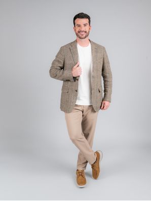 Zapato Cuero Hombre Fontier Café