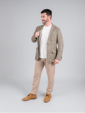 Botin Cuero Hombre Benson Café Claro