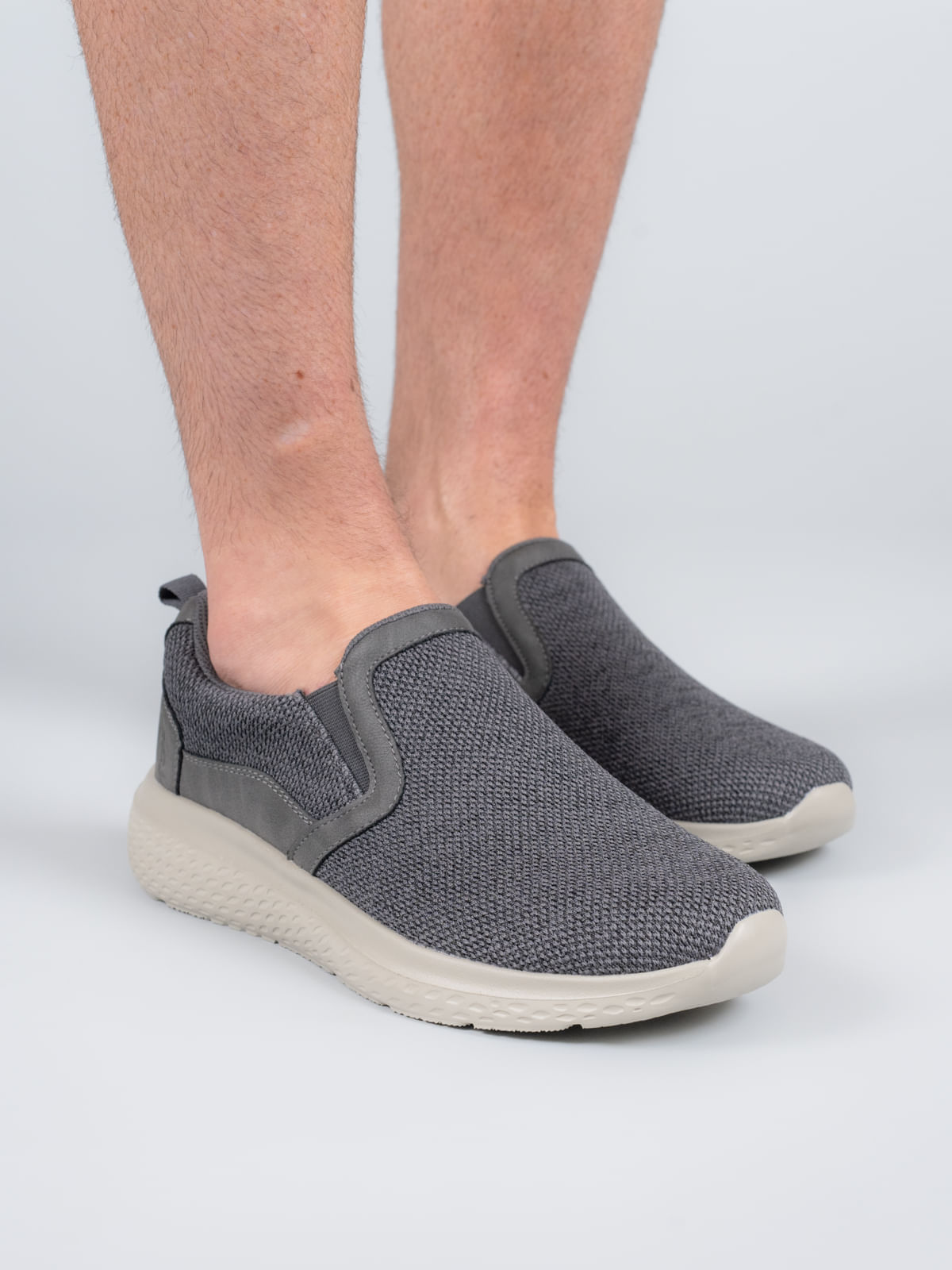 Slip On Redon Hombre Gris Oscuro