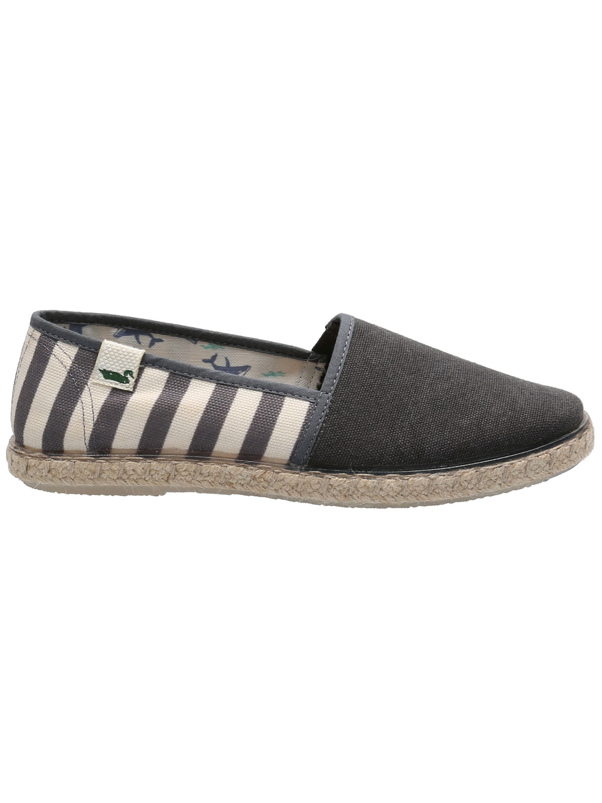 Alpargata Algodón Orgánico Hombre Maya Gris Rockford