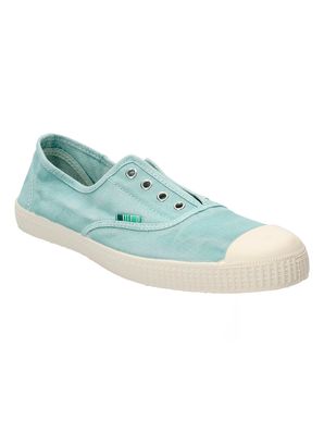 Zapatilla Algodón Orgánico Mujer Greece Azul Claro Rockford