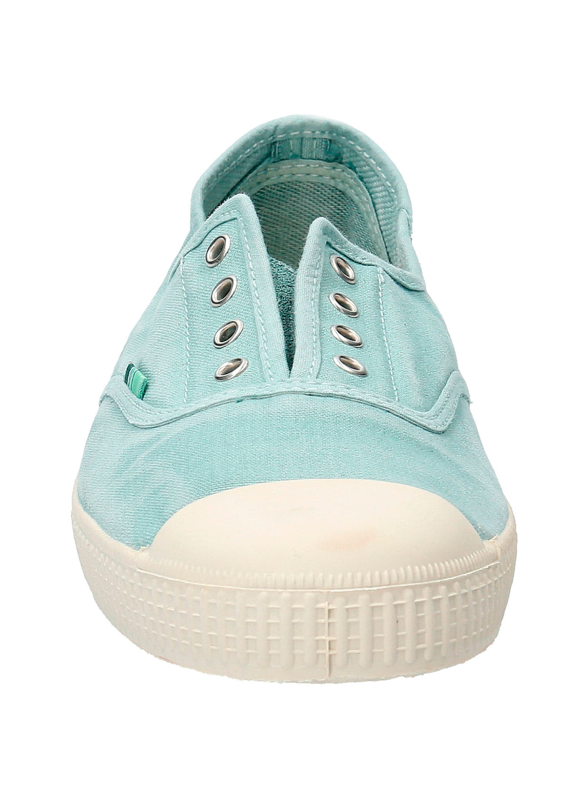 Zapatilla Algodón Orgánico Mujer Greece Azul Claro Rockford