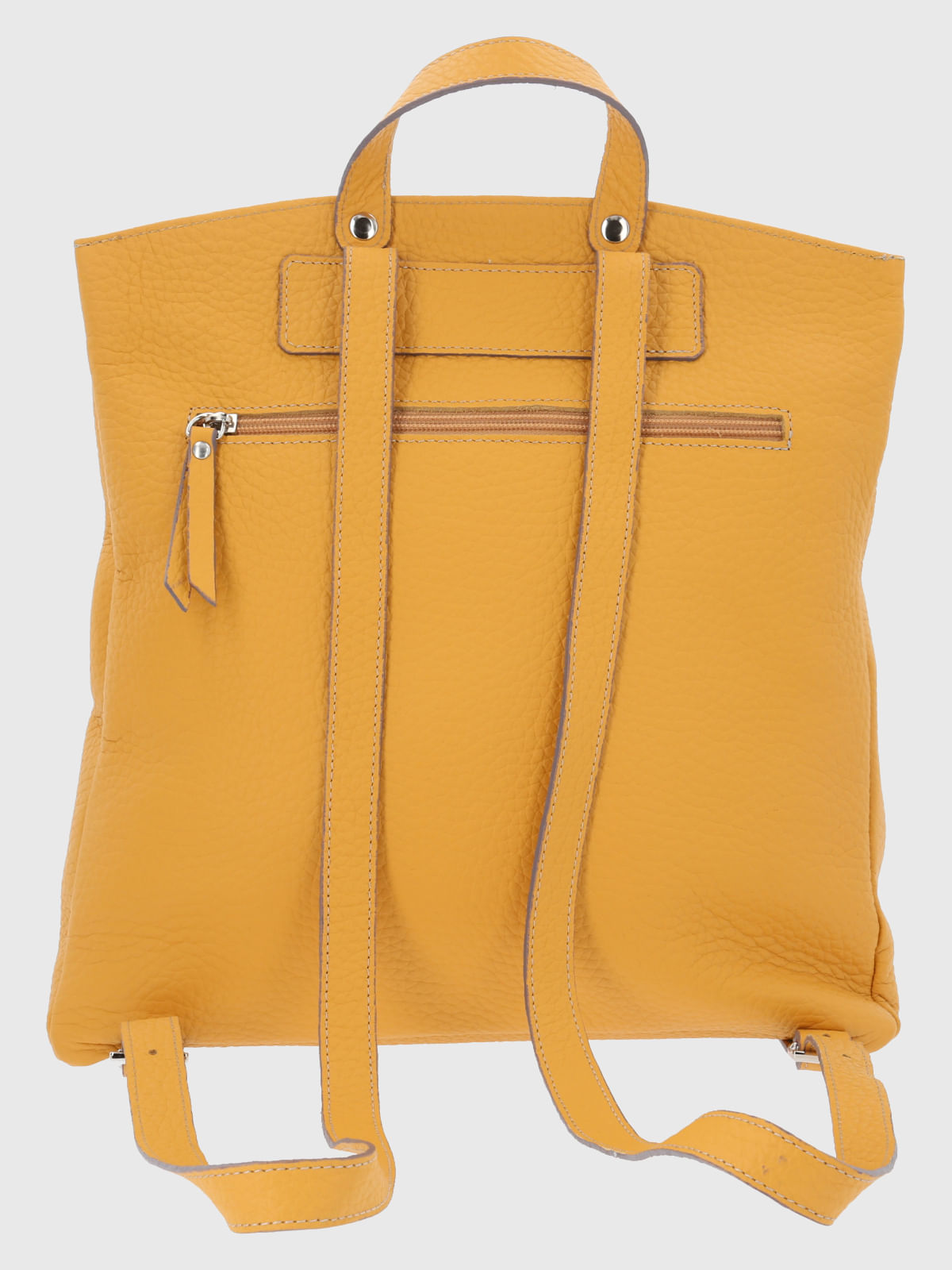 Mochila Cuero Mujer Fiorella Back Amarillo Hush Puppies
