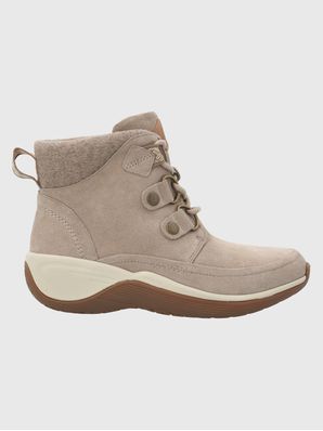 Botin Cuero Mujer Spinal Rug Lace Beige