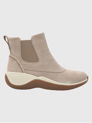 Botin Cuero Mujer Spinal Rug Chelsea Beige