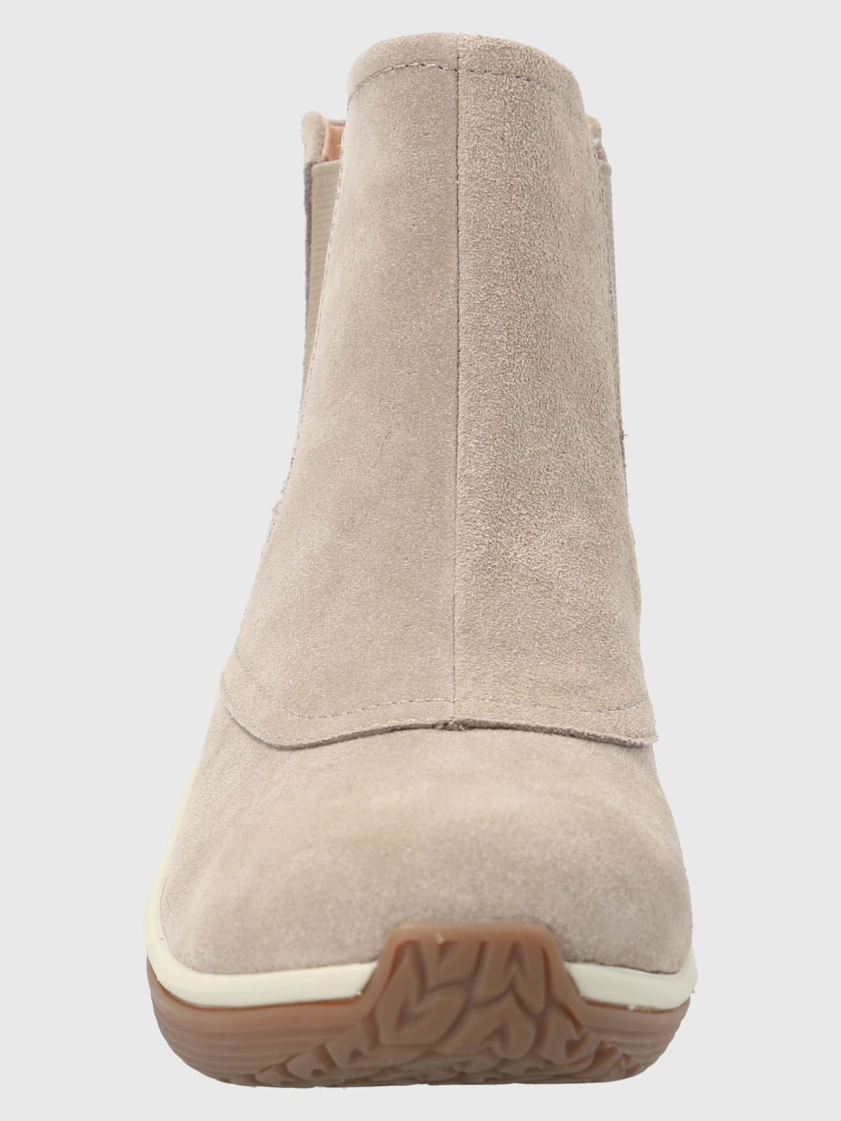 Botin Cuero Mujer Spinal Rug Chelsea Beige