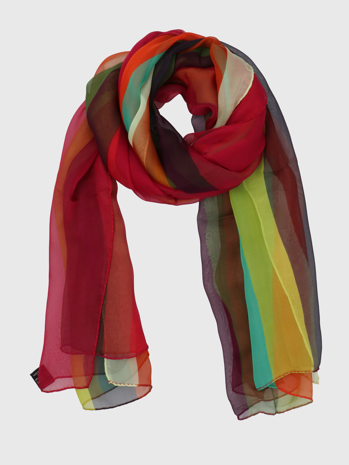 Pañuelo Seda Mujer Silk Musso Scarf Rojo Hush Puppies